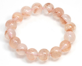 アゾゼオ・ピンクファイアーアゼツライトの12mmフルブレスレット保証書