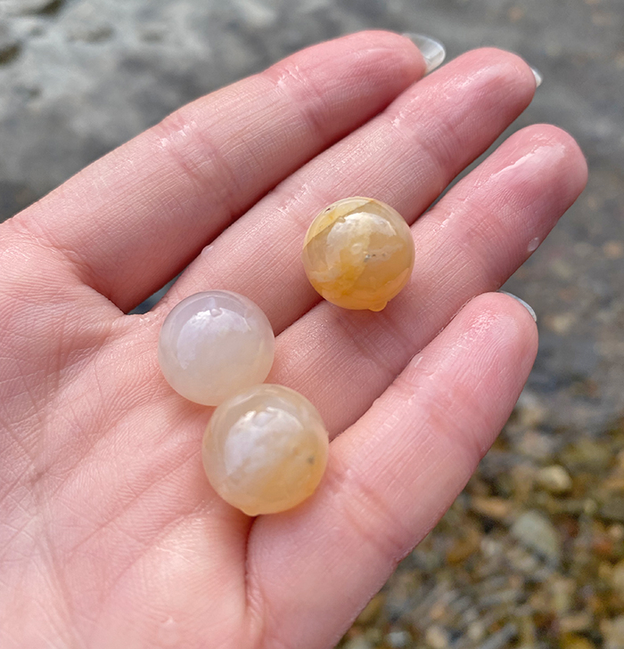 ナチュラルカラーの赤瑪瑙 カーネリアン